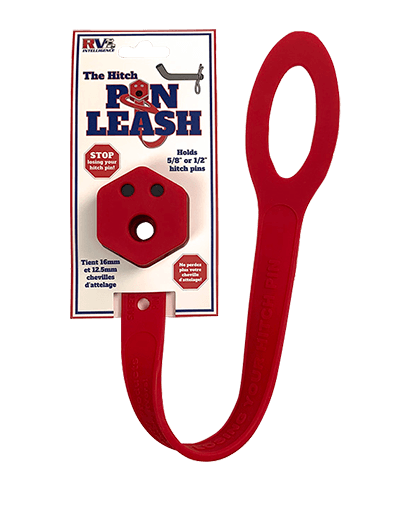 The Hitch Pin Leash in packaging